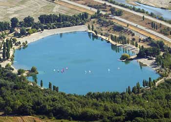 Plan d’eau des Vannades à Manosque
