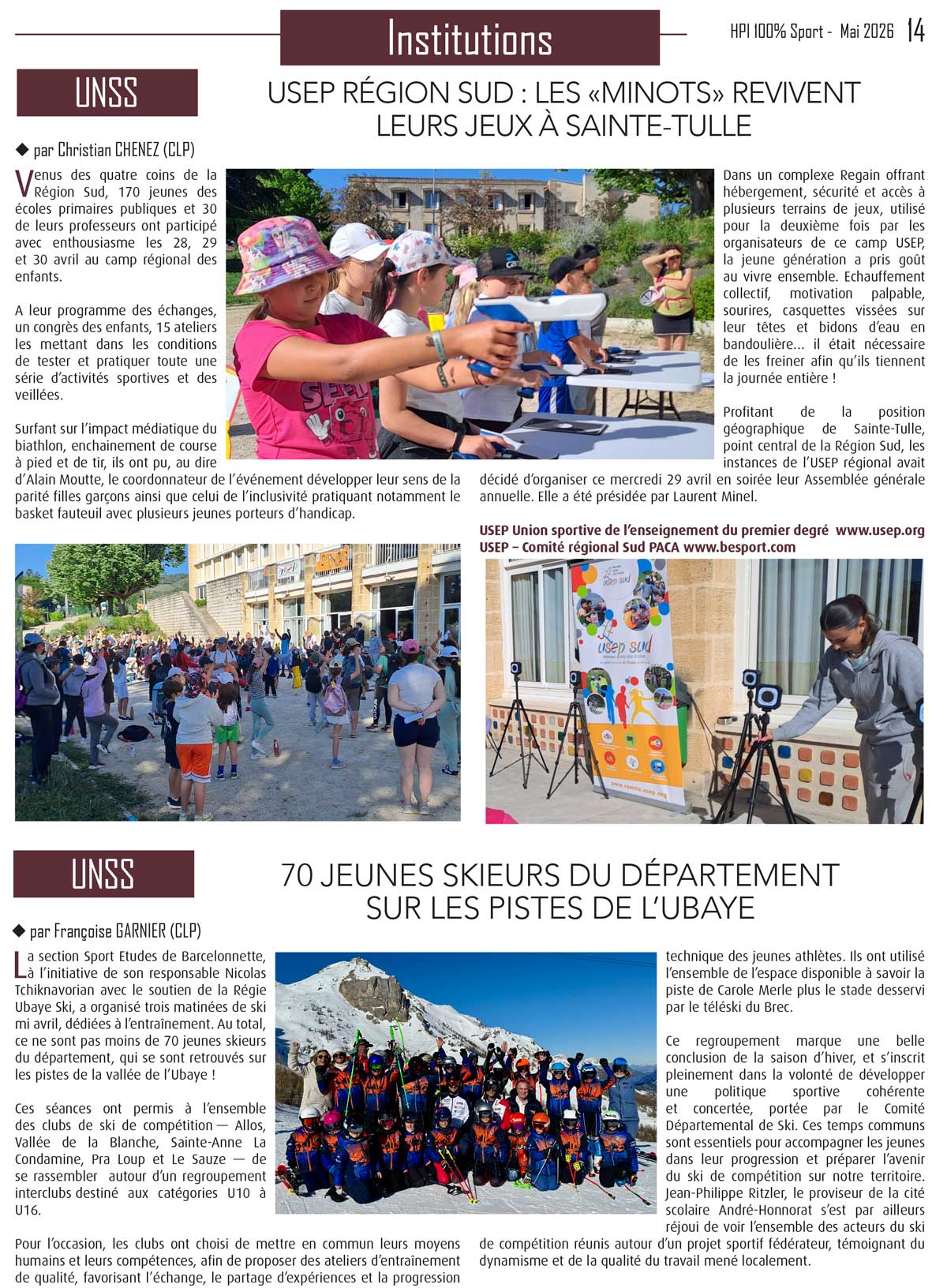 USEP Région Sud : les "Minots" revivent leurs jeux à Sainte-Tulle